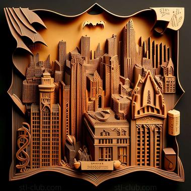 3D model gotham city (STL)